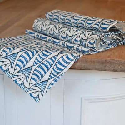 Seaside Sardine Table Runner