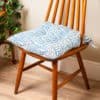 Nautical Sardine Quilted Seat Pad