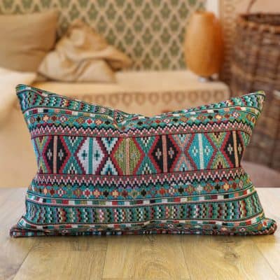 Navajo Kilim Weave XL Rectangular Cushion