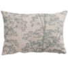 Cow Parsley Boudoir Cushion in Duck Egg Blue