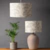 Cow Parsley in Duck Egg Blue Lampshade