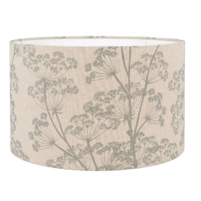 Cow Parsley in Duck Egg Blue Lampshade