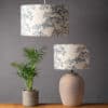 Cow Parsley in Indigo Blue Lampshade
