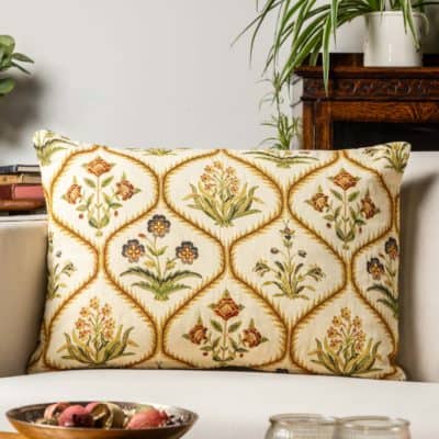 Jacobean Floral Bouquet XL Rectangular Cushion