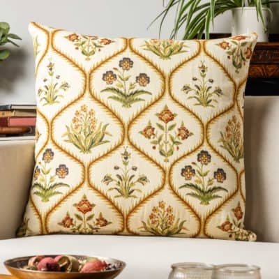Jacobean Floral Bouquet Extra-Large Cushion