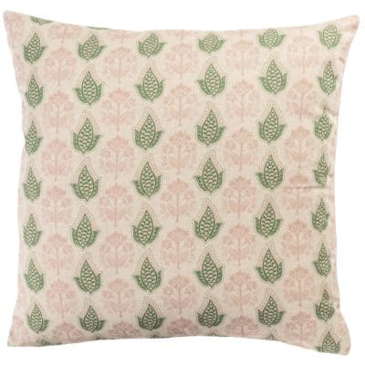 Cotswold Countryside Motif Extra-Large Cushion Cover in Pink