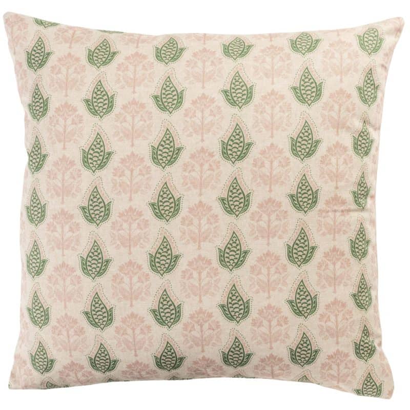 Cotswold Countryside Motif Extra-Large Cushion Cover in Pink