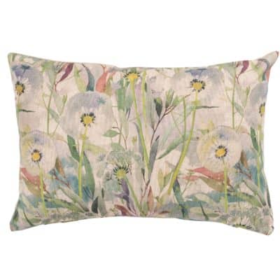 Watercolour Dandelion Linen Blend Boudoir Cushion