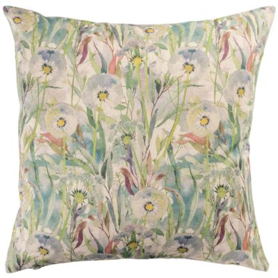 Watercolour Dandelion Linen Blend Extra-Large Cushion