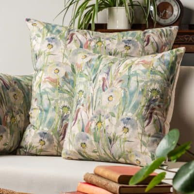 Watercolour Dandelion Linen Blend Extra-Large Cushion