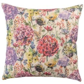 Watercolour Meadow Linen Blend Extra-Large Cushion