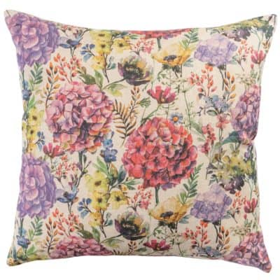 Watercolour Meadow Linen Blend Extra-Large Cushion