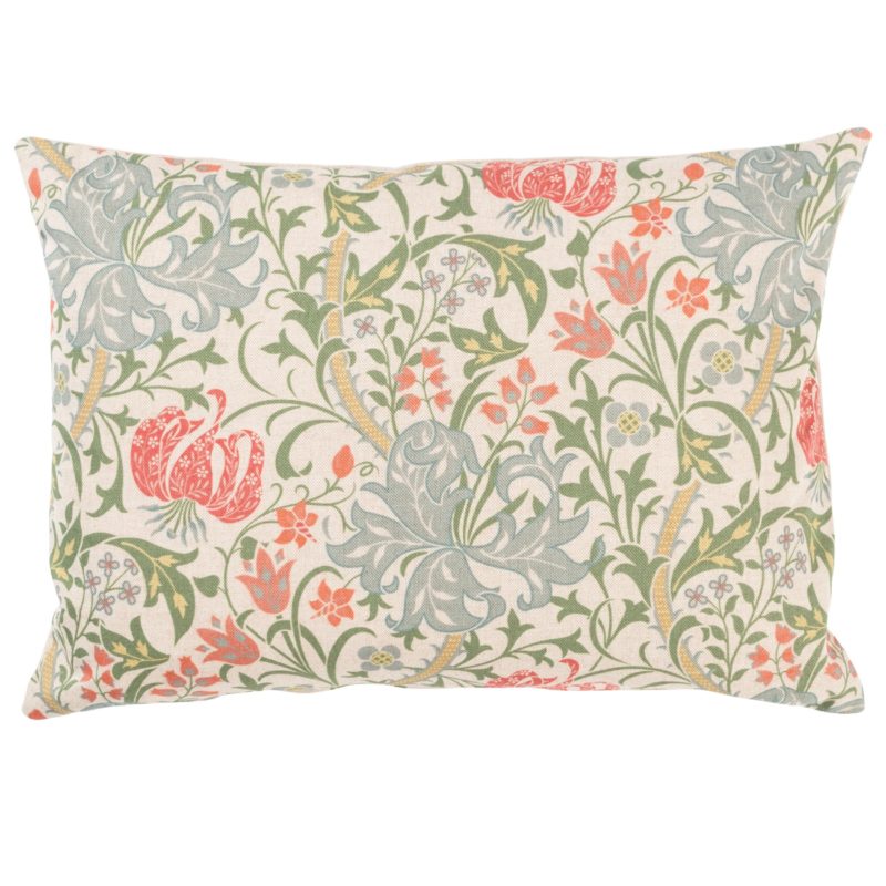 Jacobean Floral Print Boudoir Cushion Cover