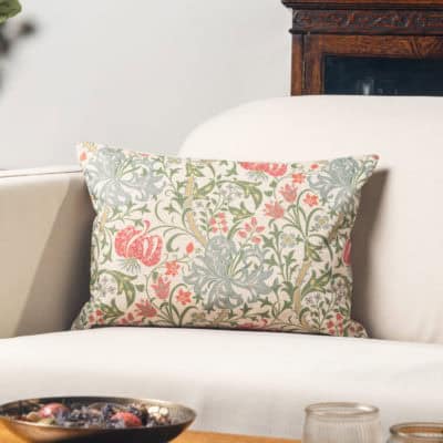 Jacobean Floral Print Boudoir Cushion Cover