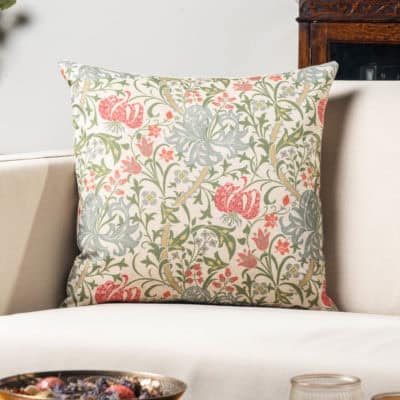 Jacobean Floral Print Cushion Cover