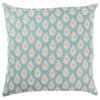 Anika Paisley Extra-Large Cushion in Teal and Red
