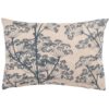 Cow Parsley Boudoir Cushion in Denim Blue