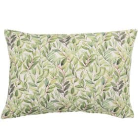 Willow Sketch Boudoir Cushion in Sage Green