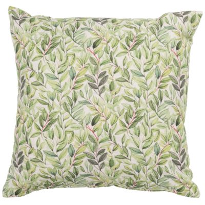 Willow Sketch Cushion in Sage Green