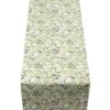 Willow Sketch Table Runner in Sage Green