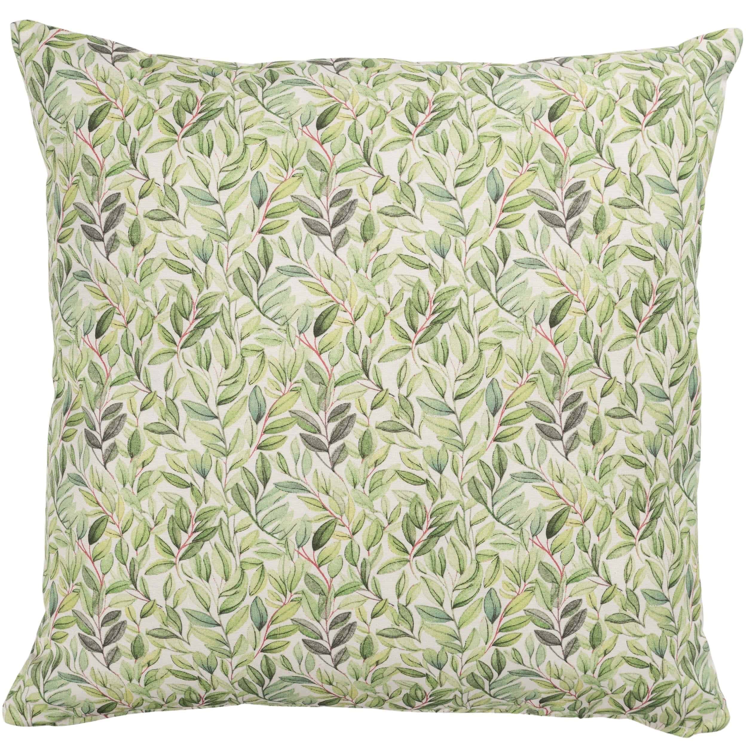 Willow Sketch Extra-Large Cushion in Sage Green