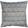 Damask Fan Velvet Extra-Large Cushion in Jade Green