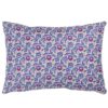 Heritage Garden Floral Print Boudoir Cushion in Bluebell