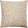 Hawthorne Trail Floral Extra-Large Cushion in Olive and Ochre