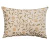 Hawthorne Trail Floral Boudoir Cushion in Olive and Ochre