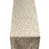 Hawthorne Trail Floral Table Runner in Olive and Ochre
