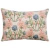 Hedgerow Bouquet Printed Linen-look Boudoir Cushion