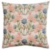 Hedgerow Bouquet Printed Linen-look Cushion