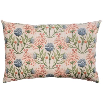 Hedgerow Bouquet Printed Linen-look XL Rectangular Cushion