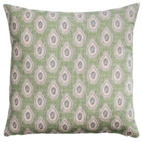 Anika Paisley Cushion in Green