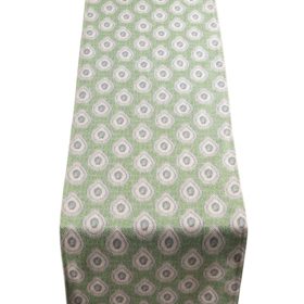 Anika Paisley Table Runner in Green