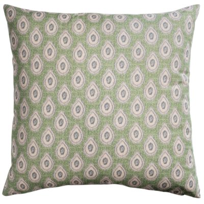 Anika Paisley Extra-Large Cushion in Green