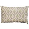 Willowbrook Sprig Brushed Linen Blend XL Rectangular Cushion in Soft Sage