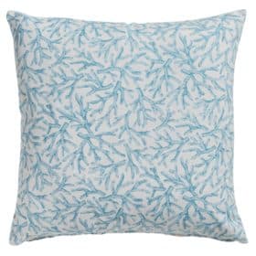 Coral Reef Cushion in Duck Egg Blue
