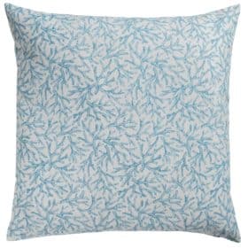 Coral Reef Extra-Large Cushion in Duck Egg Blue