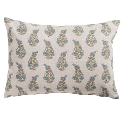 Willowmere Sprig Boudoir Cushion in Sage Green