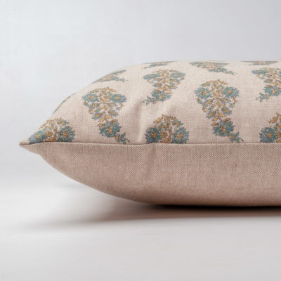 Willowmere Sprig Boudoir Cushion in Sage Green
