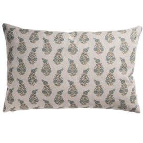 Willowmere Sprig XL Rectangular Cushion in Sage Green