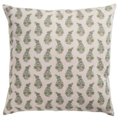 Willowmere Sprig Extra-Large Cushion in Dck Egg Blue