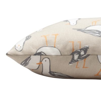 Seagull Extra-Large Cushion in Taupe
