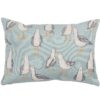 Seagull Boudoir Cushion in Duck Egg