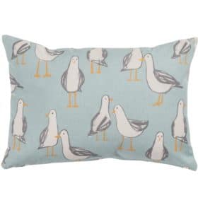 Seagull Boudoir Cushion in Duck Egg Blue