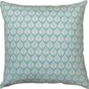 Extra Large Minimalist Scandi Leaf Cushion in Duck Egg
