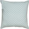 Extra Large Scandi Ikat Cushion in Duck Egg