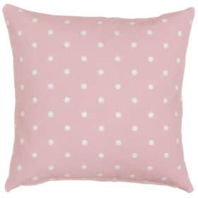 Polkadot Print Cushion in Baby Pink