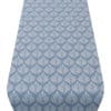 Scandi Leaf Table Runner in Cornflower Blue